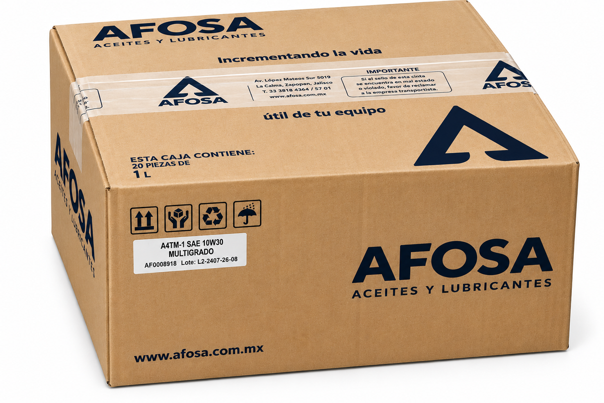 Aceite AFOSA 4T SAE 10W30 Multigrado 1L