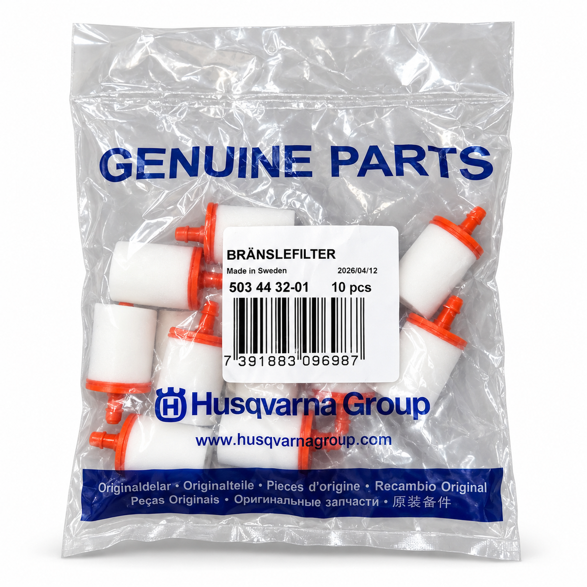 Filtro Gasolina 2 Tiempos Husqvarna Universal